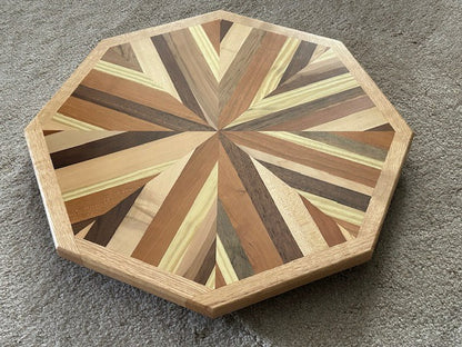 18" Diameter One-of-a-Kind Lazy Susan