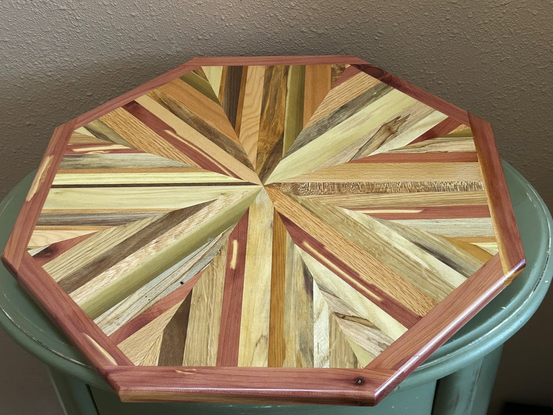 18" Diameter One-of-a-Kind Lazy Susan