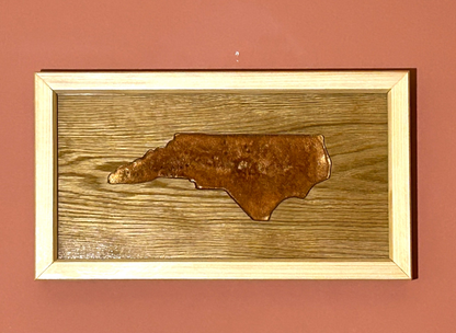 Your State's Image in Resin Wall Art