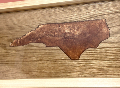 Your State's Image in Resin Wall Art