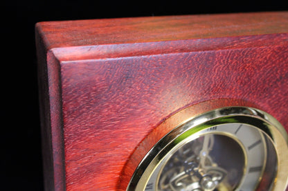 African Padauk Clock #11