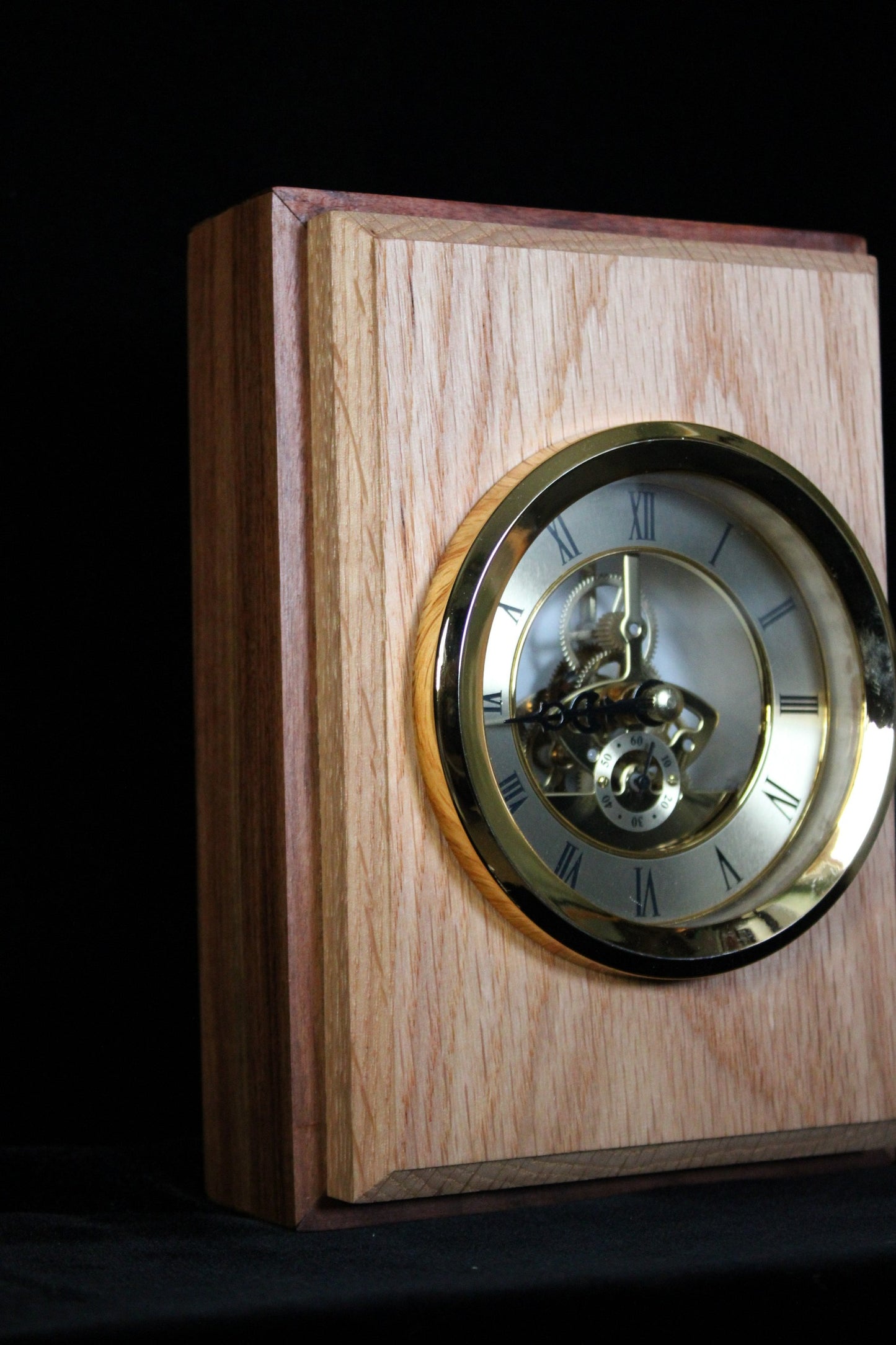 Oak and Morado Clock #11