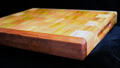 Cherry and Canary Wood Cutting Board