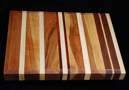 Cutting Board w/ 4 Woods #12