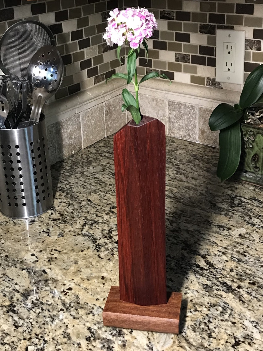 Artsy Wood Flower Holder