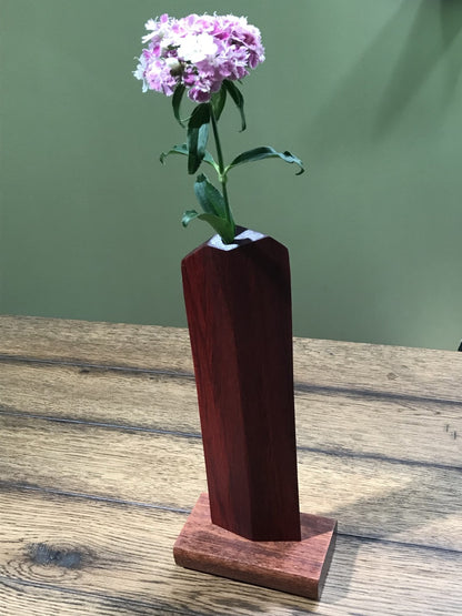 Artsy Wood Flower Holder