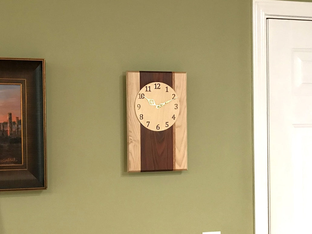 Cherry and Morado Wall Clock