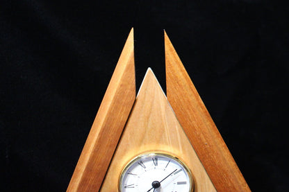 African Mahogany Clock #12