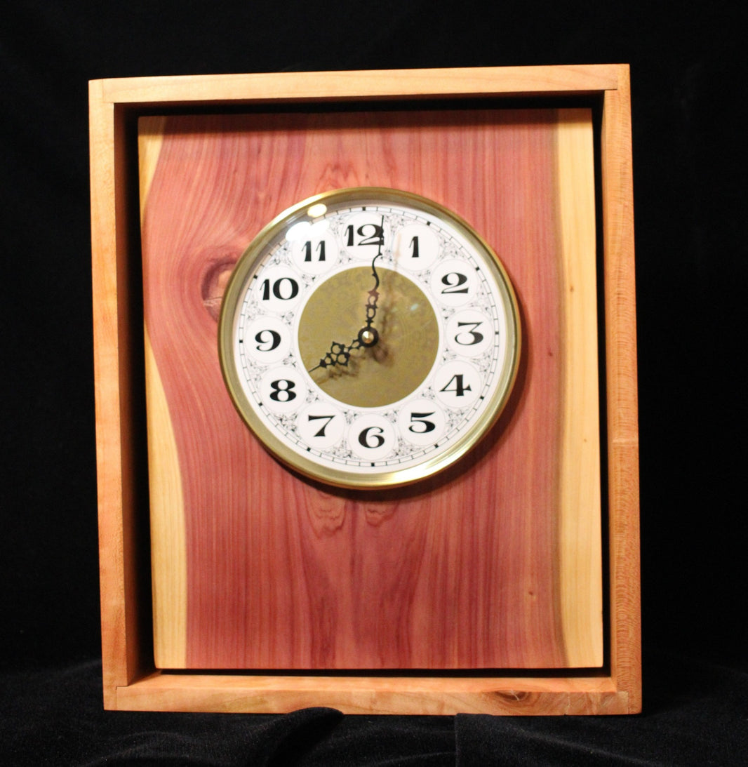 Cherry and Cedar Clock