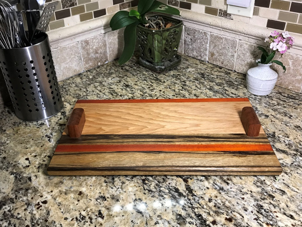 Limba and Padauk Serving Tray--Version #3