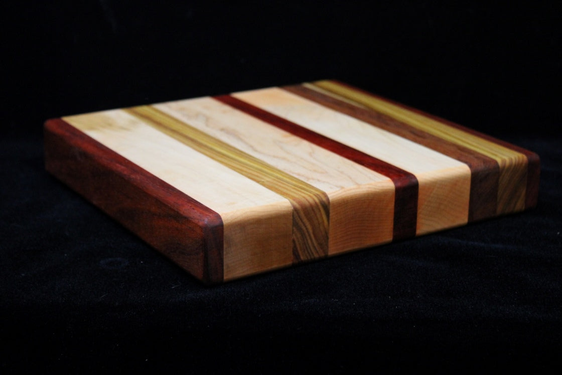 Small Cutting Board w/ Four Woods