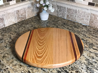 Lazy Susan with Six Woods