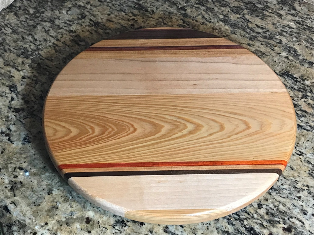 Lazy Susan with Six Woods