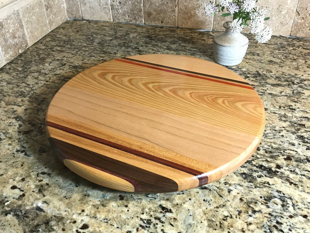 Lazy Susan with Six Woods