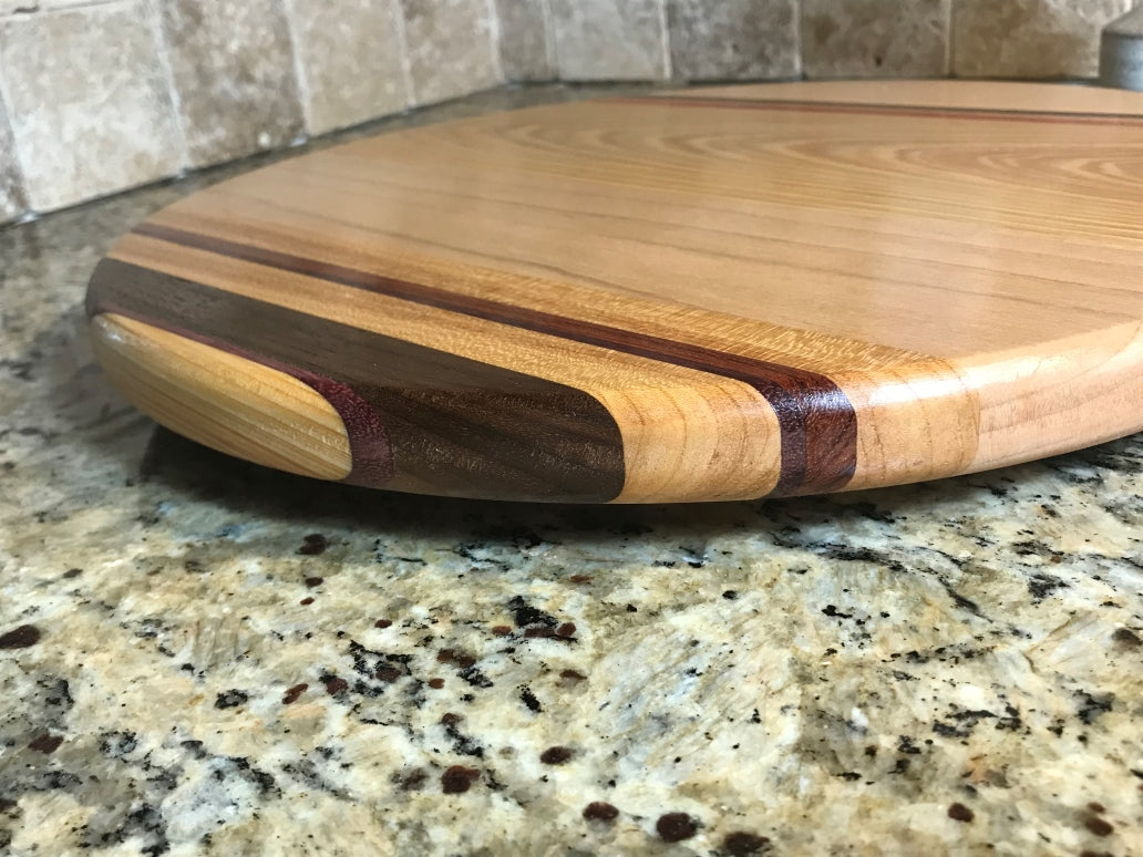 Lazy Susan with Six Woods