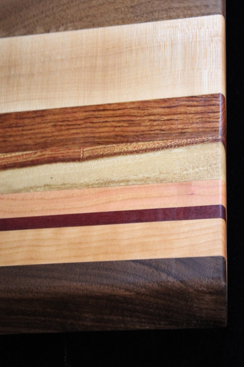 Cutting Board with 5 Woods #12