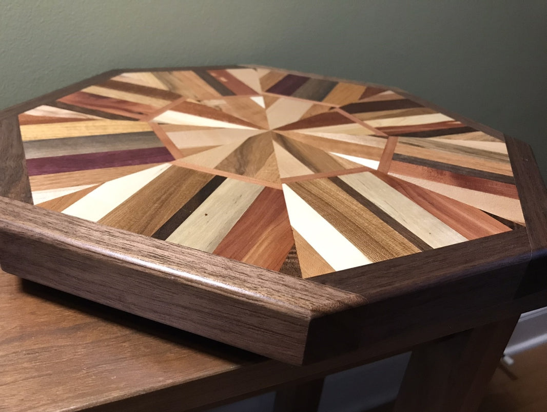 16" Diameter One-of-a-Kind Lazy Susan