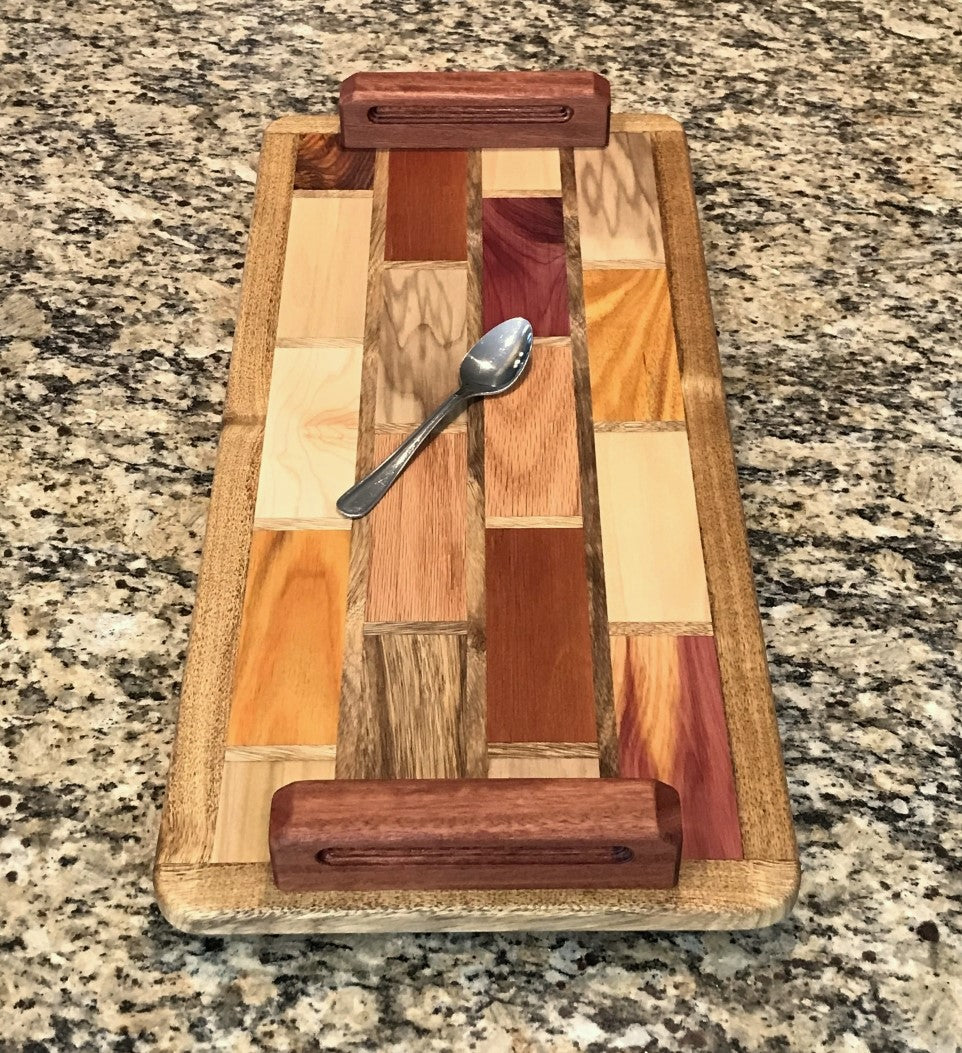 Long Serving Tray w/ Seven Woods