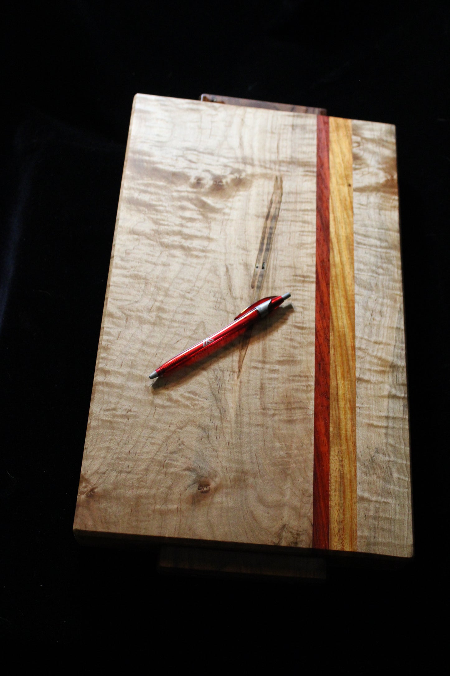 Maple, Padauk and Canary Wood Cutting Board