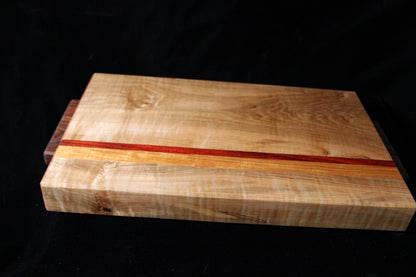 Maple, Padauk and Canary Wood Cutting Board