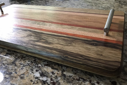 Limba and Padauk Serving Tray--Version #3