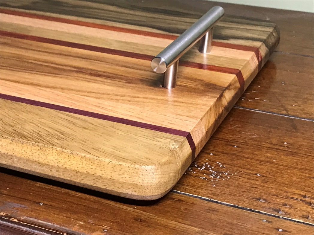 Limba and Padauk Serving Tray--Version #3