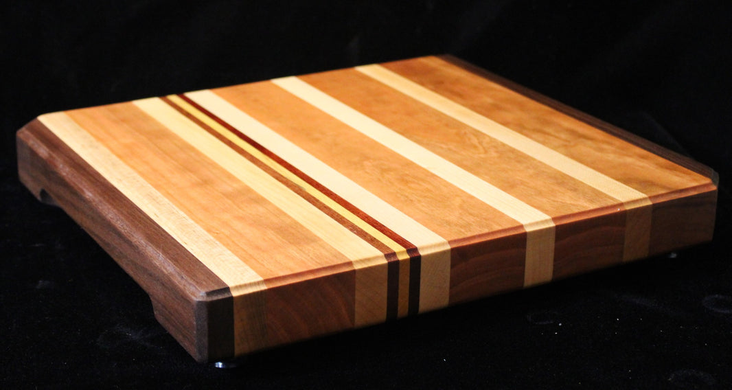 Cutting Board w/ 4 Woods #12