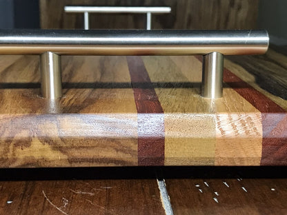 Limba and Padauk Serving Tray--Version #3