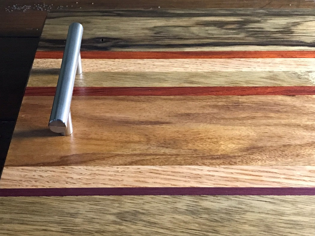 Limba and Padauk Serving Tray--Version #3