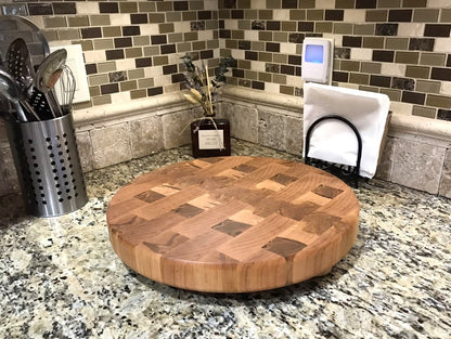 8.5-lb., 16-inch Diameter Maple Butcher Block