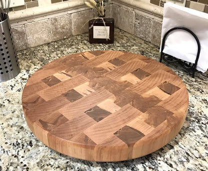 8.5-lb., 16-inch Diameter Maple Butcher Block