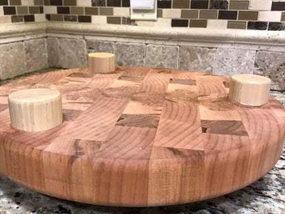 8.5-lb., 16-inch Diameter Maple Butcher Block