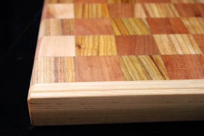 Cherry and Canary Wood Cutting Board