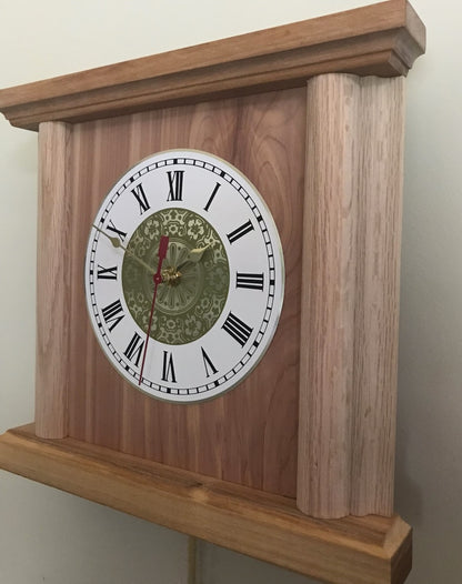 Pendulum Clock with Natural Woods