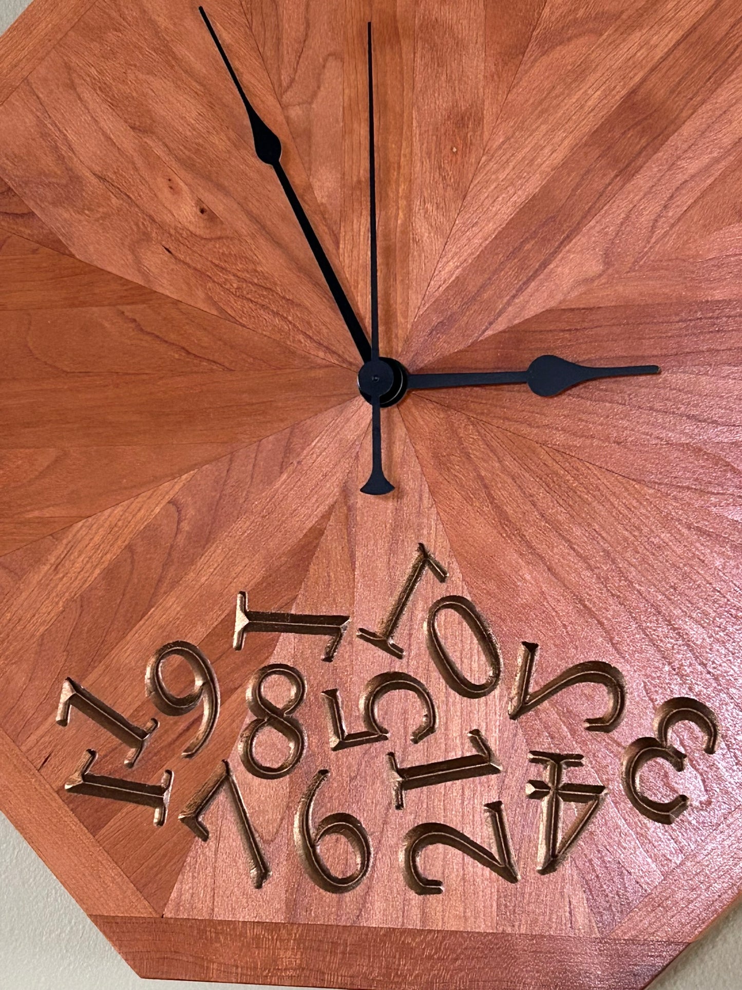 Quite Unique Octagonal Clock