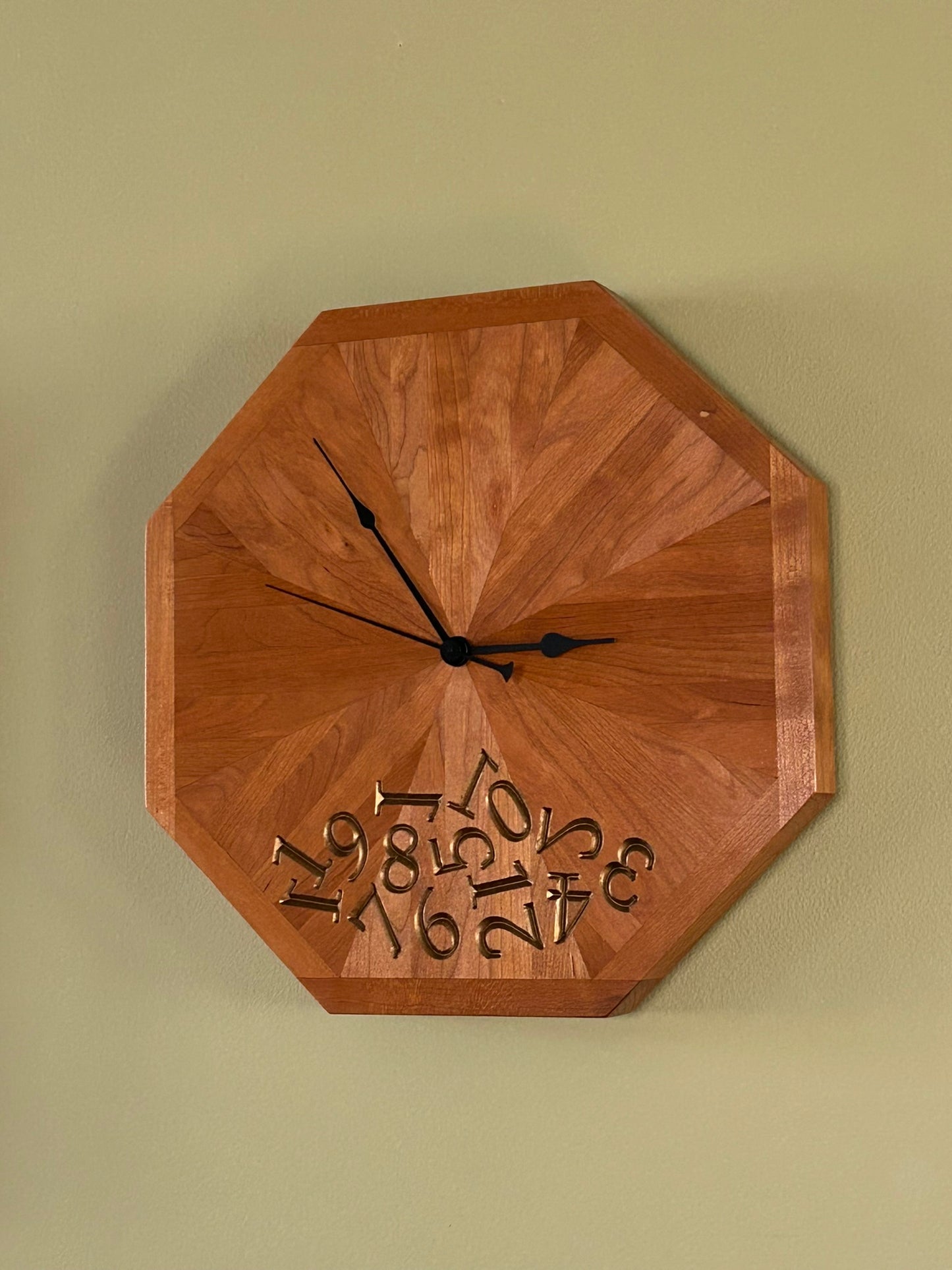 Quite Unique Octagonal Clock