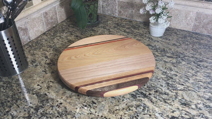 Lazy Susan with Six Woods